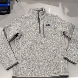 Patagonia Kids Heather Gray Pullover Jacket